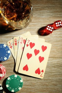 Live blackjack table on mobile device